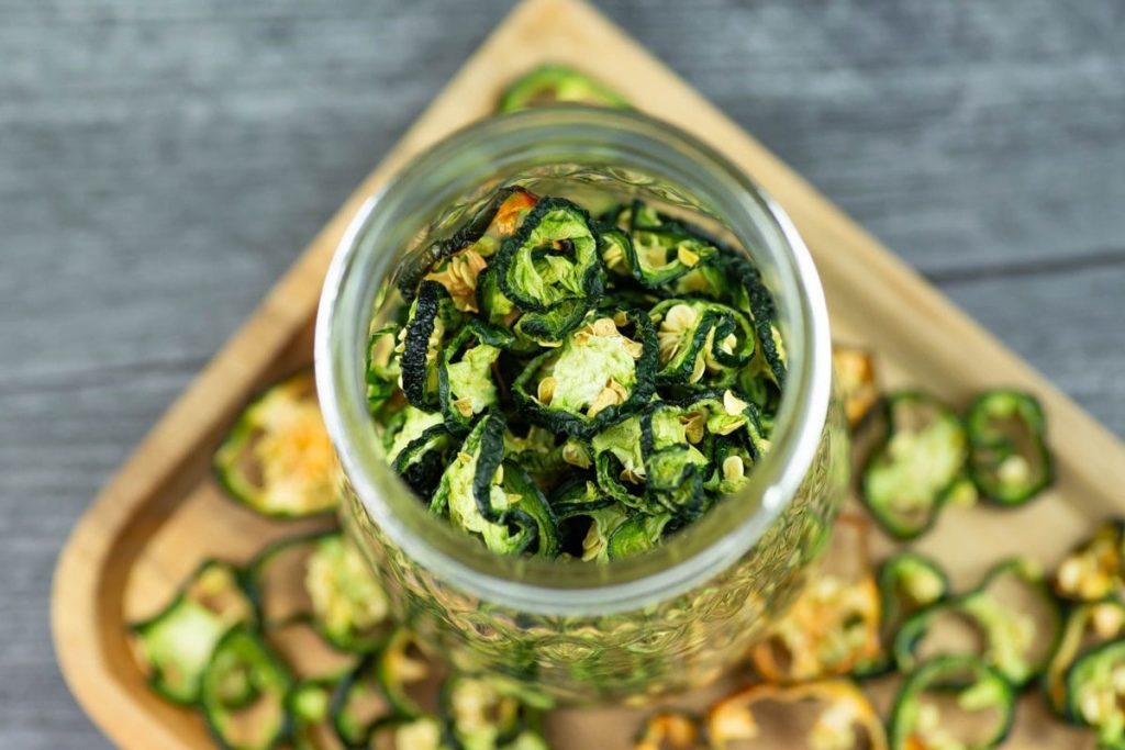 Freeze-Dried Jalapeños